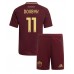 AS Roma Artem Dovbyk #11 Dětské Oblečení Domácí Dres 2024-25 Krátkým Rukávem (+ trenýrky)